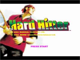 Title screen of Centre Court - Hard Hitter on the Sony Playstation 2.