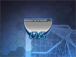 Title screen of Championship Manager 2006 on the Sony Playstation 2.