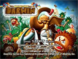 Title screen of Darwin on the Sony Playstation 2.
