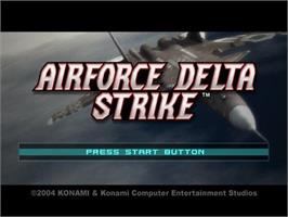 Title screen of Deadly Skies 3 on the Sony Playstation 2.