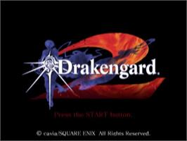 Title screen of Drakengard 2 on the Sony Playstation 2.