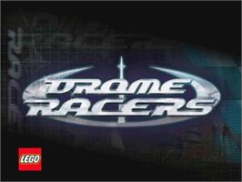 Title screen of Drome Racers on the Sony Playstation 2.