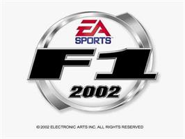 Title screen of F1 2002 on the Sony Playstation 2.