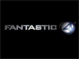 Title screen of Fantastic 4 on the Sony Playstation 2.