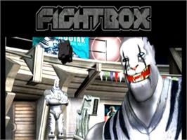 Title screen of Fightbox on the Sony Playstation 2.