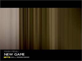 Title screen of Getaway - Black Monday, The on the Sony Playstation 2.