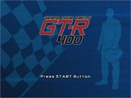 Title screen of Gt-r 400 on the Sony Playstation 2.