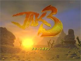 Title screen of Jak 3 on the Sony Playstation 2.