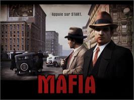 Title screen of Mafia on the Sony Playstation 2.