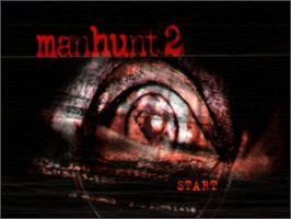 Title screen of Manhunt 2 on the Sony Playstation 2.