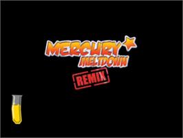Title screen of Mercury Meltdown Remix on the Sony Playstation 2.