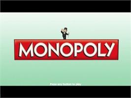 Title screen of Monopoly on the Sony Playstation 2.