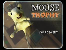 Title screen of Mouse Trophy on the Sony Playstation 2.