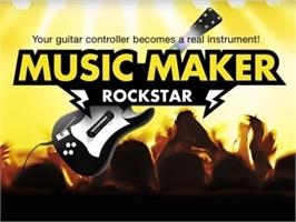 Title screen of Music Maker - Rockstar on the Sony Playstation 2.