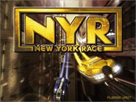 Title screen of Nyr - New York Race on the Sony Playstation 2.