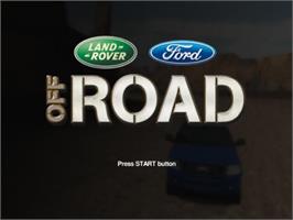 Title screen of Off Road on the Sony Playstation 2.