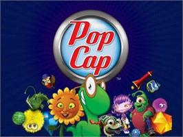Title screen of Popcap Hits Vol 1 on the Sony Playstation 2.