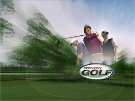 Title screen of Prostroke Golf - World Tour 2007 on the Sony Playstation 2.