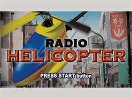 Title screen of Radio Helicopter on the Sony Playstation 2.