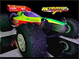 Title screen of Rc Revenge Pro on the Sony Playstation 2.