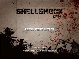 Title screen of Shellshock - Nam '67 on the Sony Playstation 2.