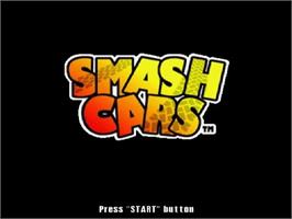 Title screen of Smash Cars on the Sony Playstation 2.