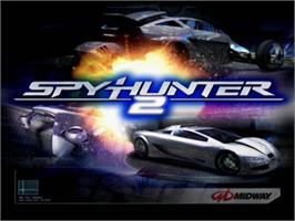 Title screen of Spy Hunter 2 on the Sony Playstation 2.