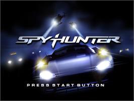 Title screen of Spyhunter on the Sony Playstation 2.