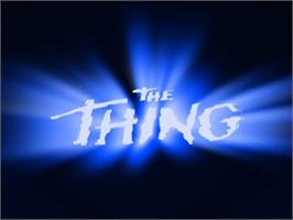 Title screen of Thing, The on the Sony Playstation 2.