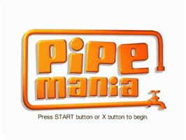 Title screen of Tube Mania on the Sony Playstation 2.