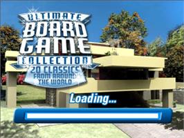 Title screen of Ultimate Board Game Collection on the Sony Playstation 2.