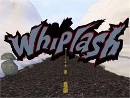 Title screen of Whiplash on the Sony Playstation 2.