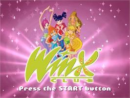 Title screen of Winx Club on the Sony Playstation 2.