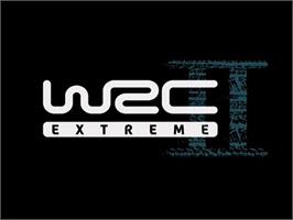 Title screen of World Rally Championship 2 Extreme on the Sony Playstation 2.