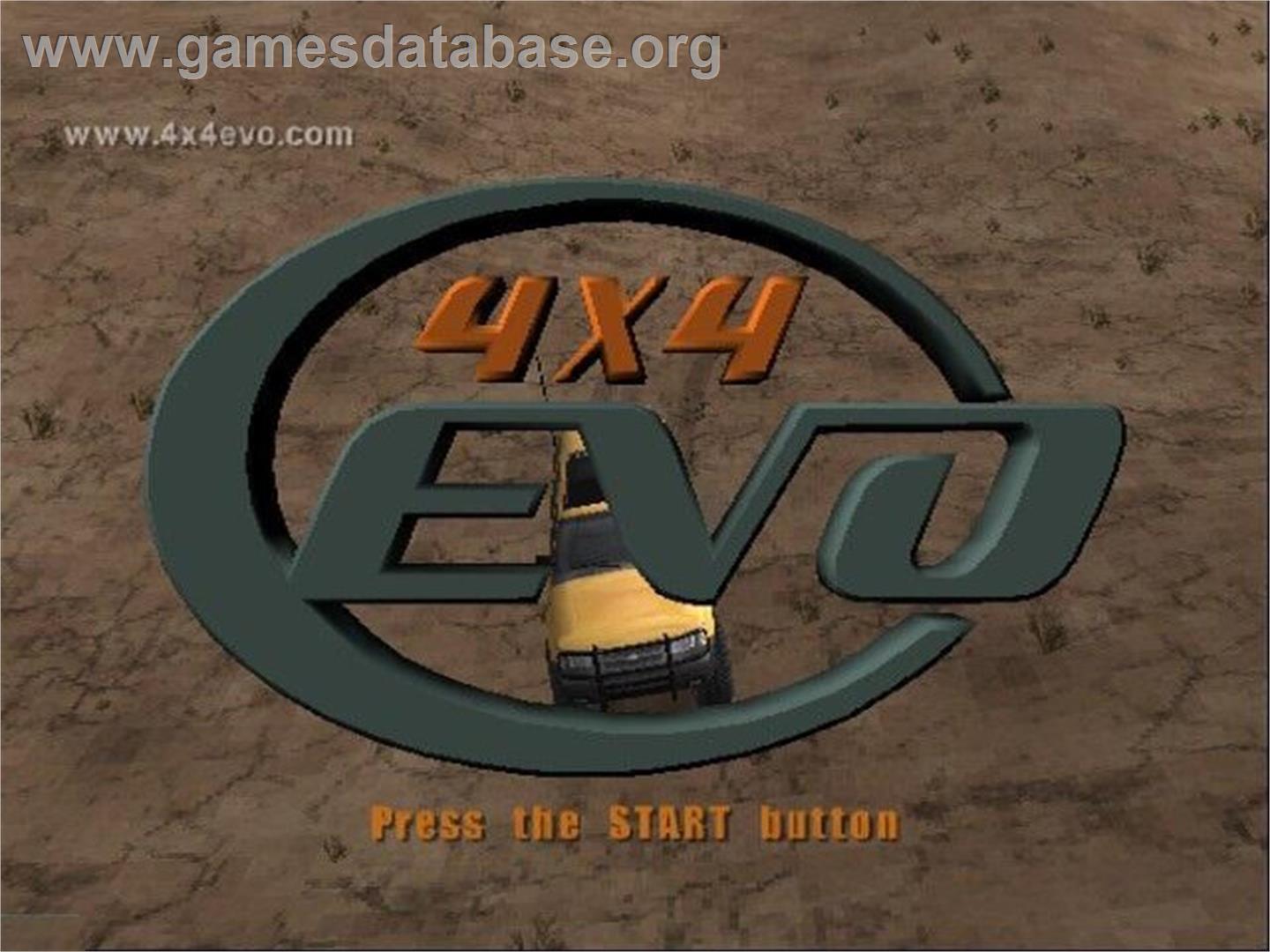 4x4 Evolution - Sony Playstation 2 - Artwork - Title Screen