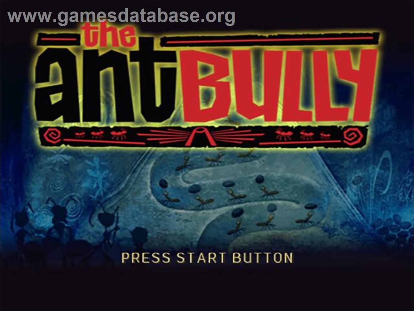 Ant Bully, The - Sony Playstation 2 - Artwork - Title Screen