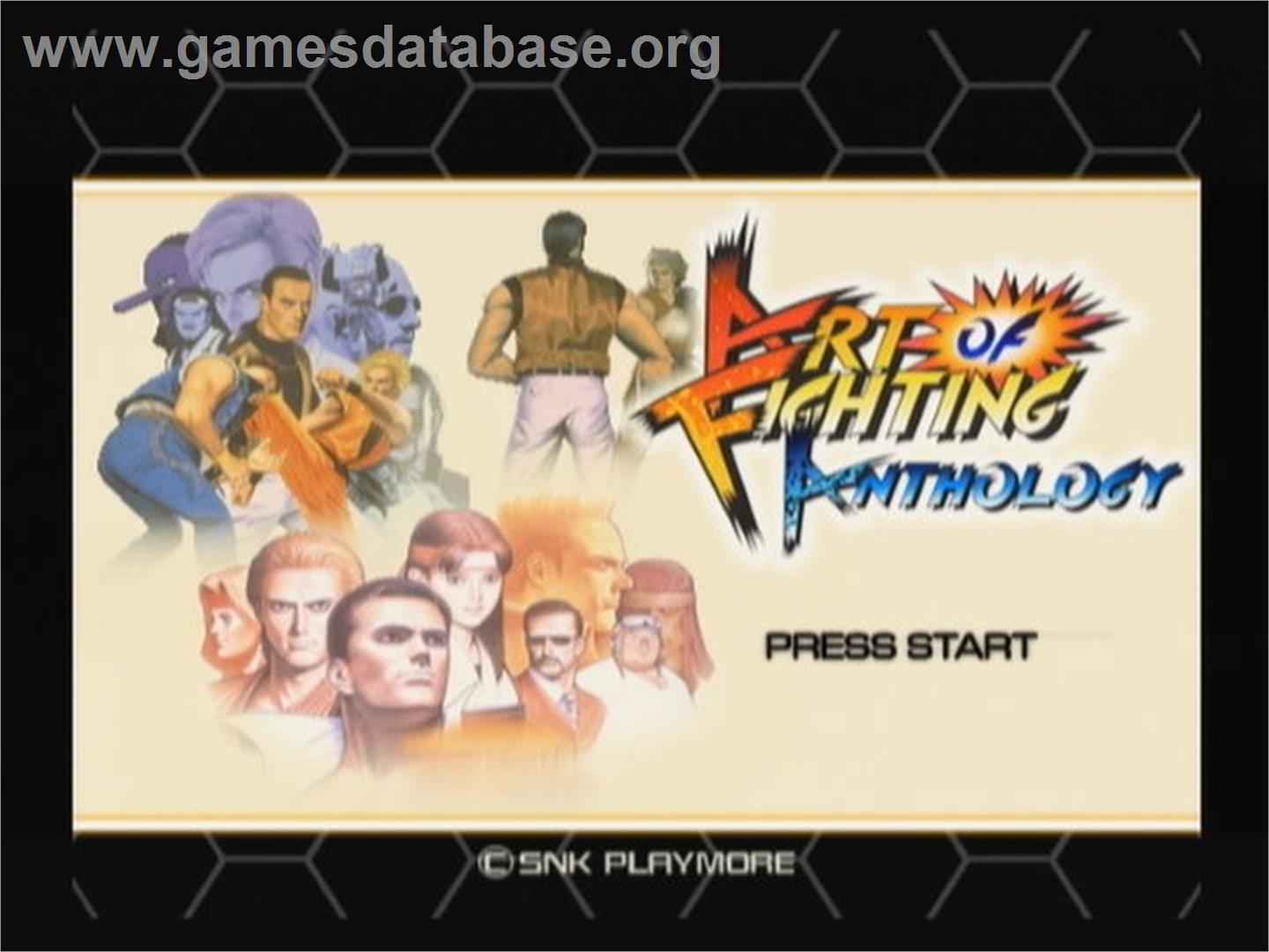 Art Of Fighting Anthology - Sony Playstation 2 - Artwork - Title Screen