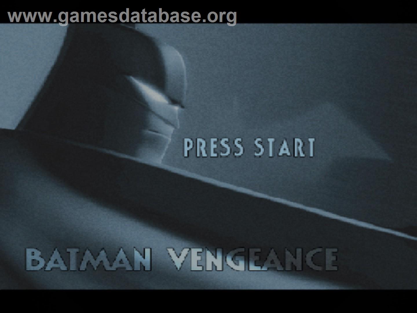 Batman - Vengeance - Sony Playstation 2 - Artwork - Title Screen