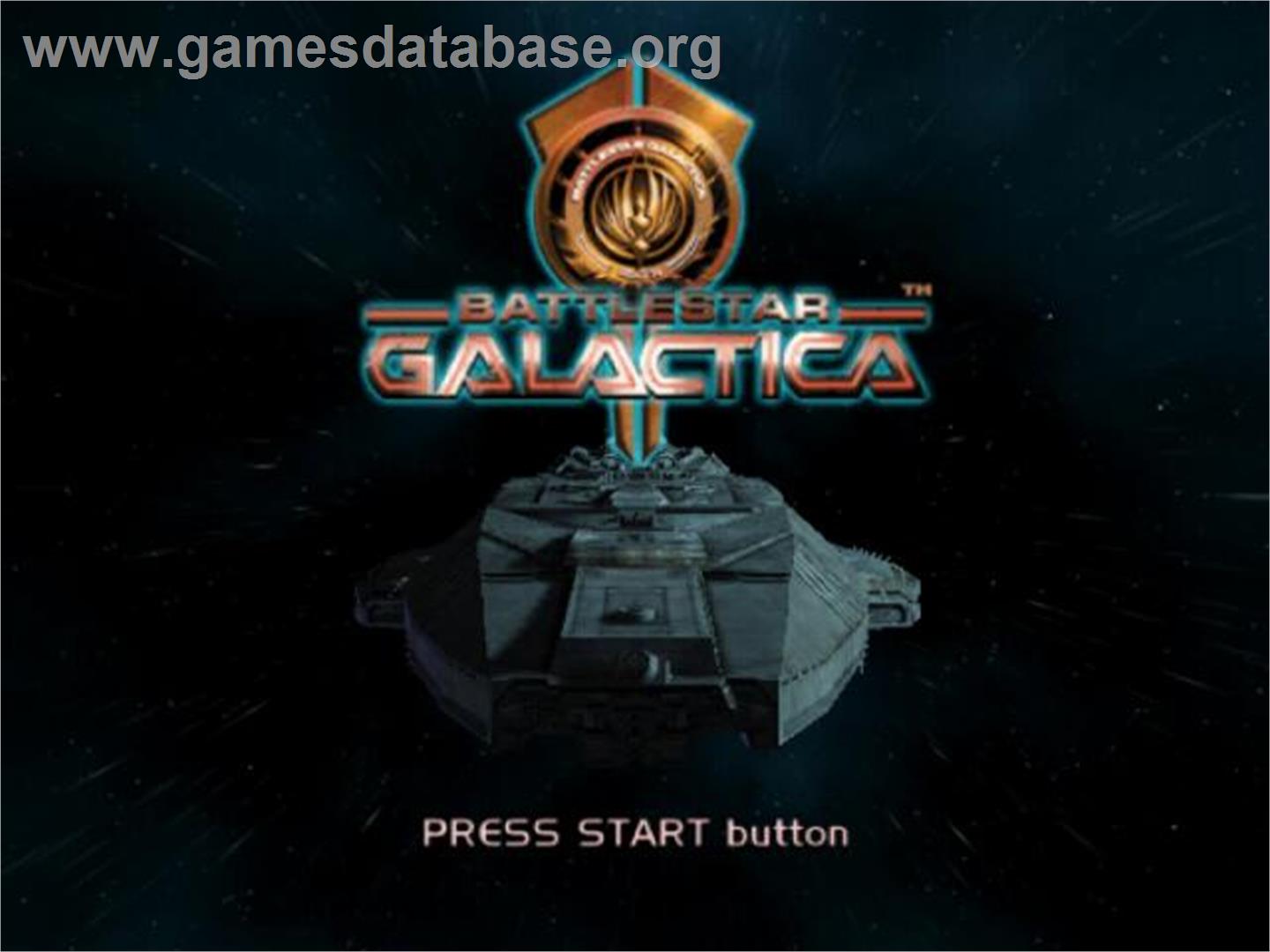 Battlestar Galactica - Sony Playstation 2 - Artwork - Title Screen