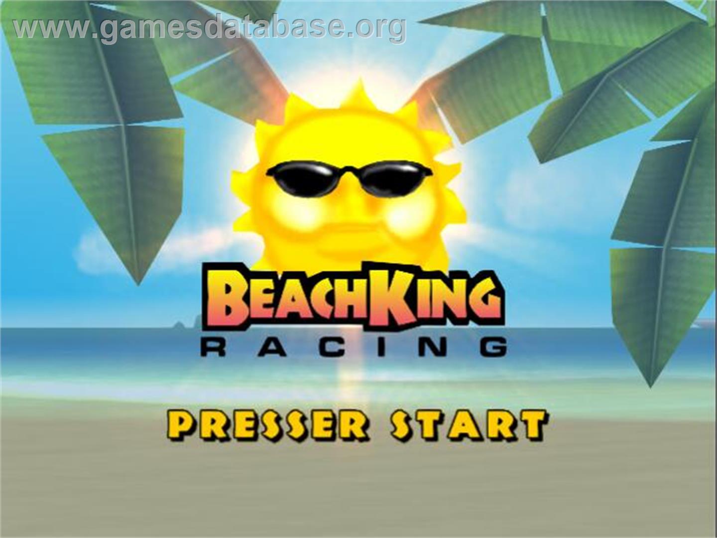 Beach King Stunt Racing - Sony Playstation 2 - Artwork - Title Screen