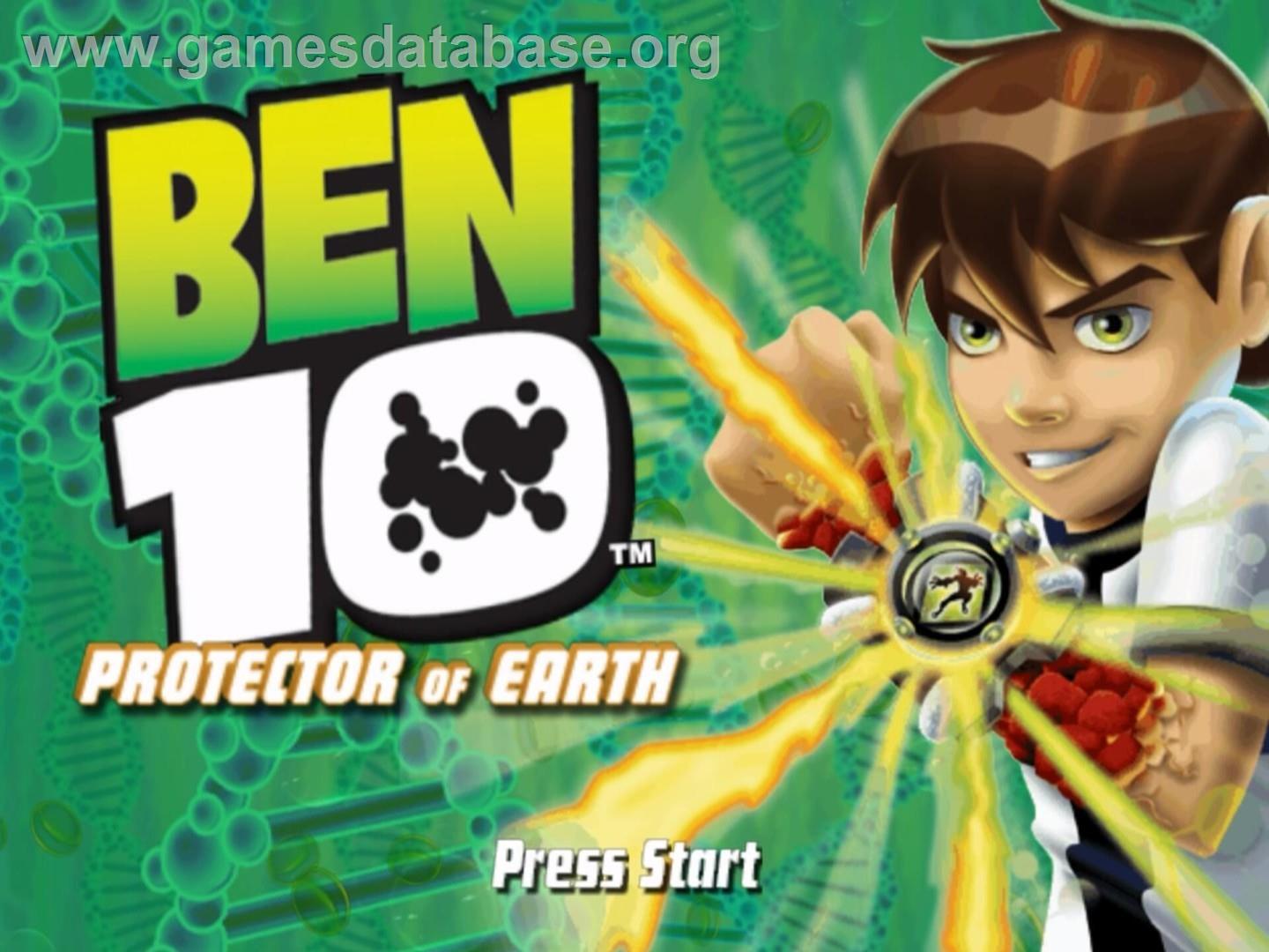 Ben 10 - Protector Of Earth - Sony Playstation 2 - Artwork - Title Screen