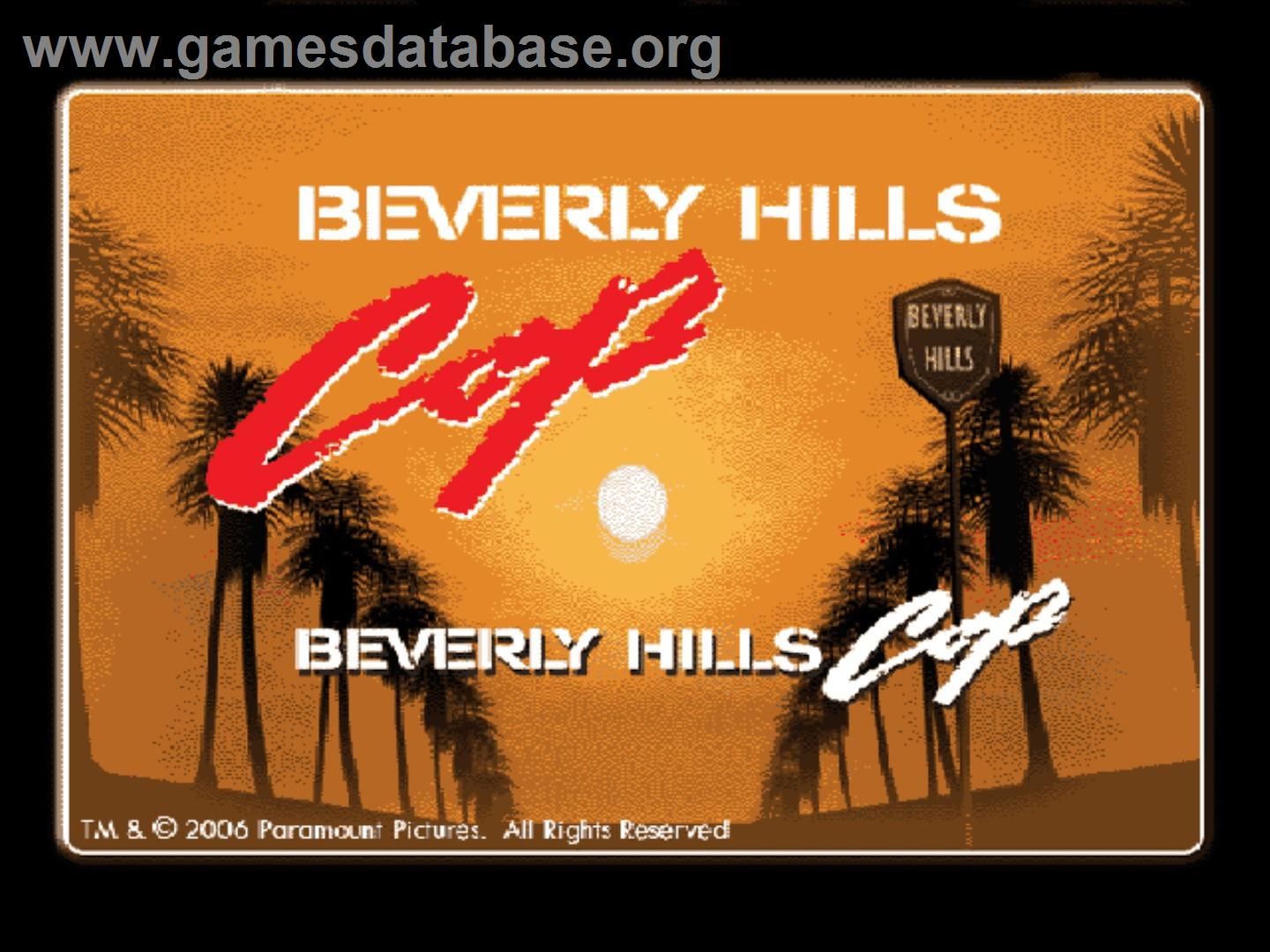 Beverly Hills Cop - Sony Playstation 2 - Artwork - Title Screen