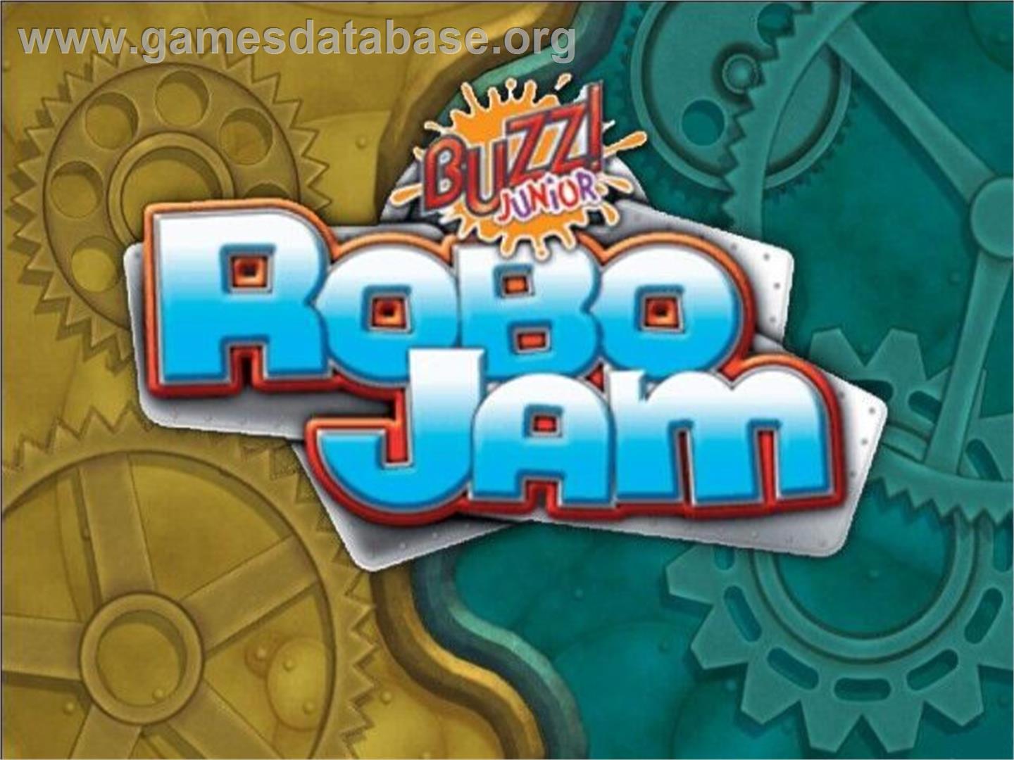 Buzz! Junior - Robojam - Sony Playstation 2 - Artwork - Title Screen