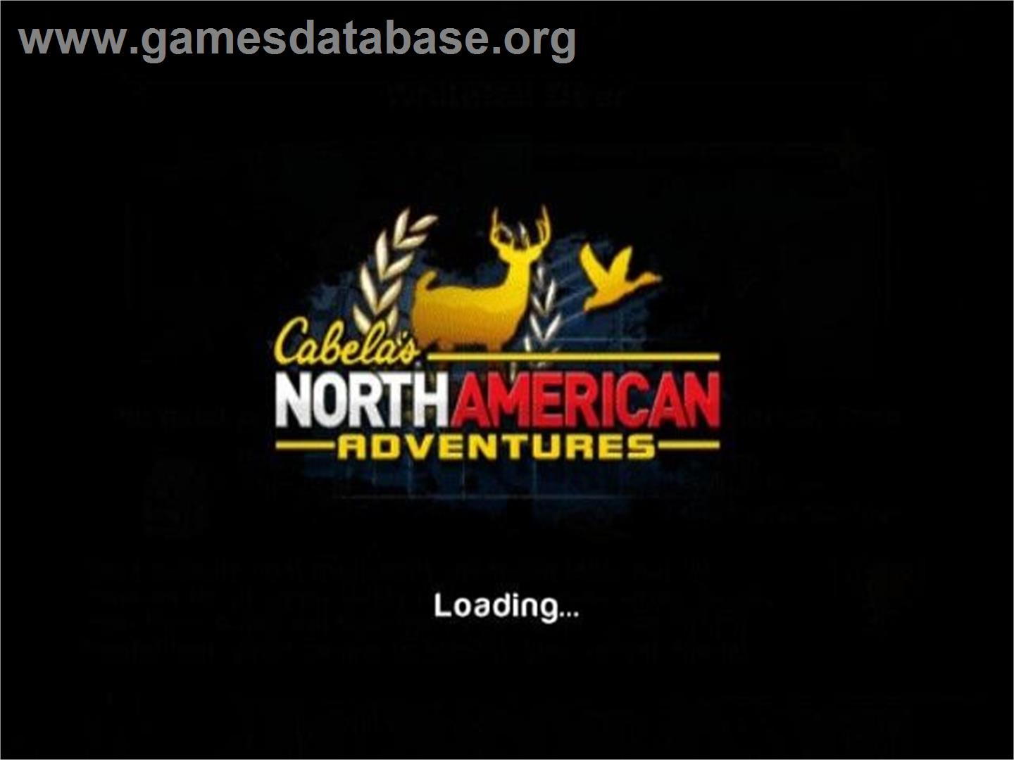 Cabela's North American Adventures - Sony Playstation 2 - Artwork - Title Screen