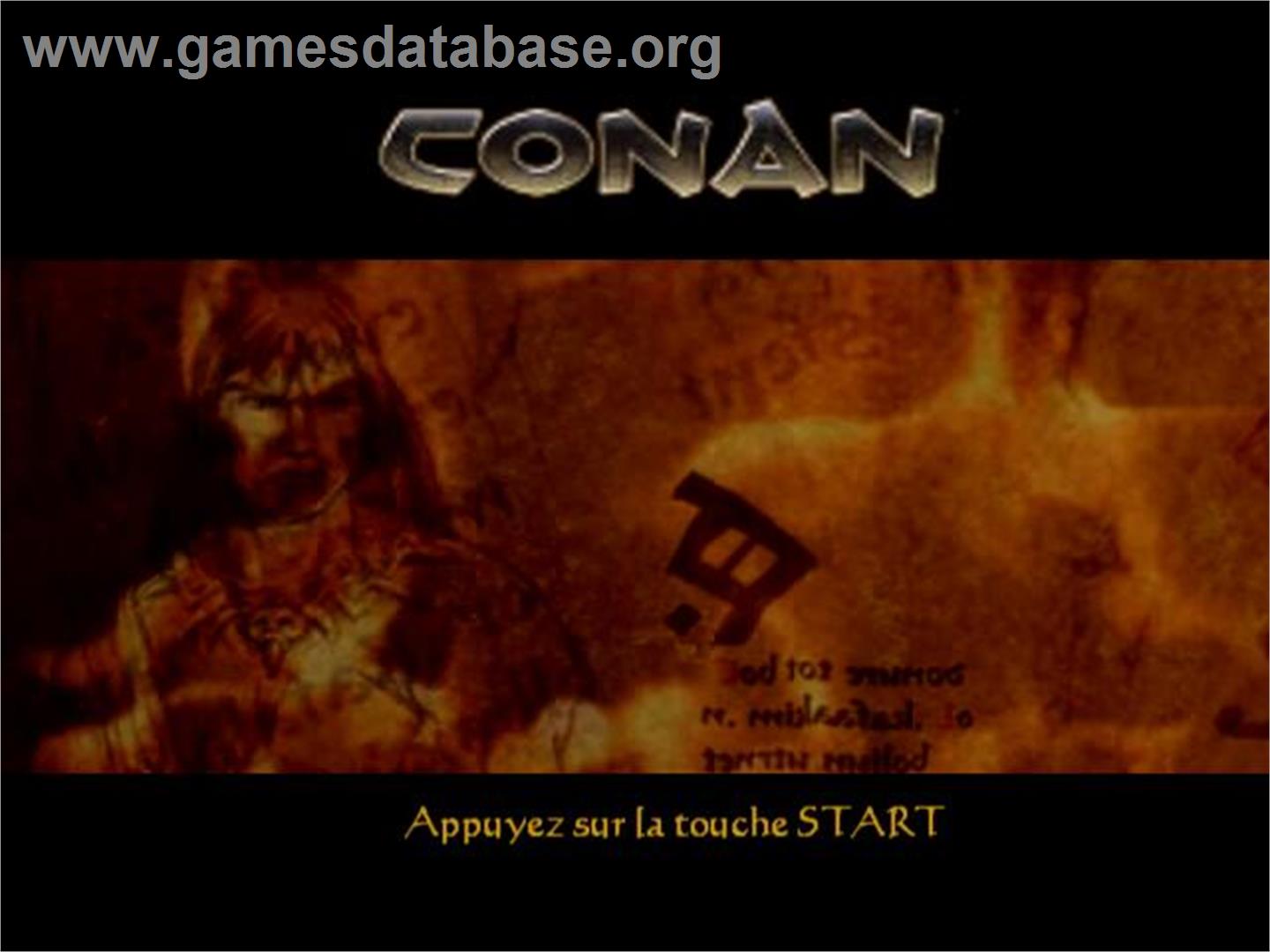 Conan - Sony Playstation 2 - Artwork - Title Screen