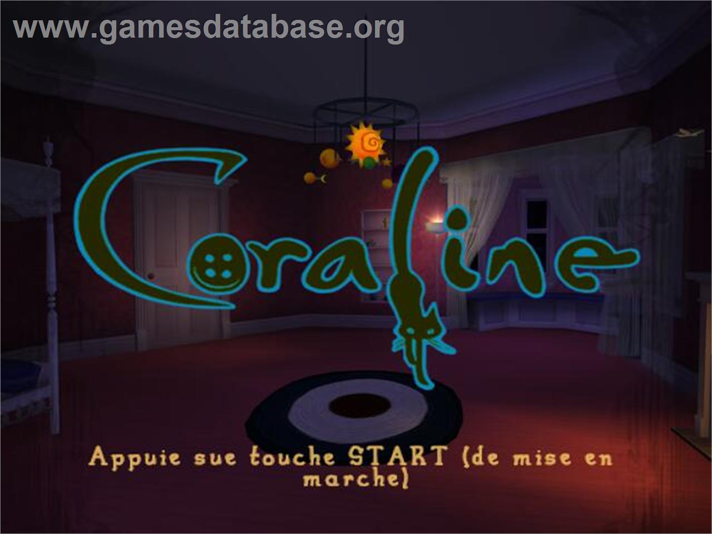 Coraline - Sony Playstation 2 - Artwork - Title Screen