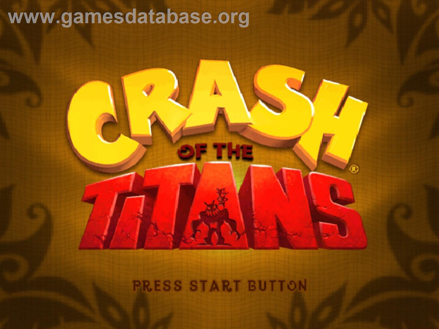 Crash Of The Titans - Sony Playstation 2 - Artwork - Title Screen