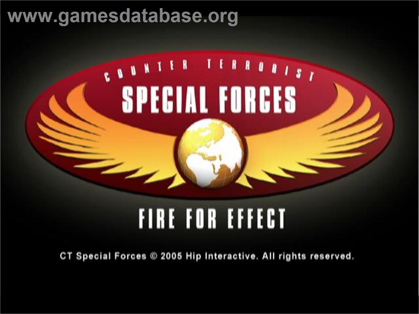 Ct Special Forces - Fire For Effect - Sony Playstation 2 - Artwork - Title Screen