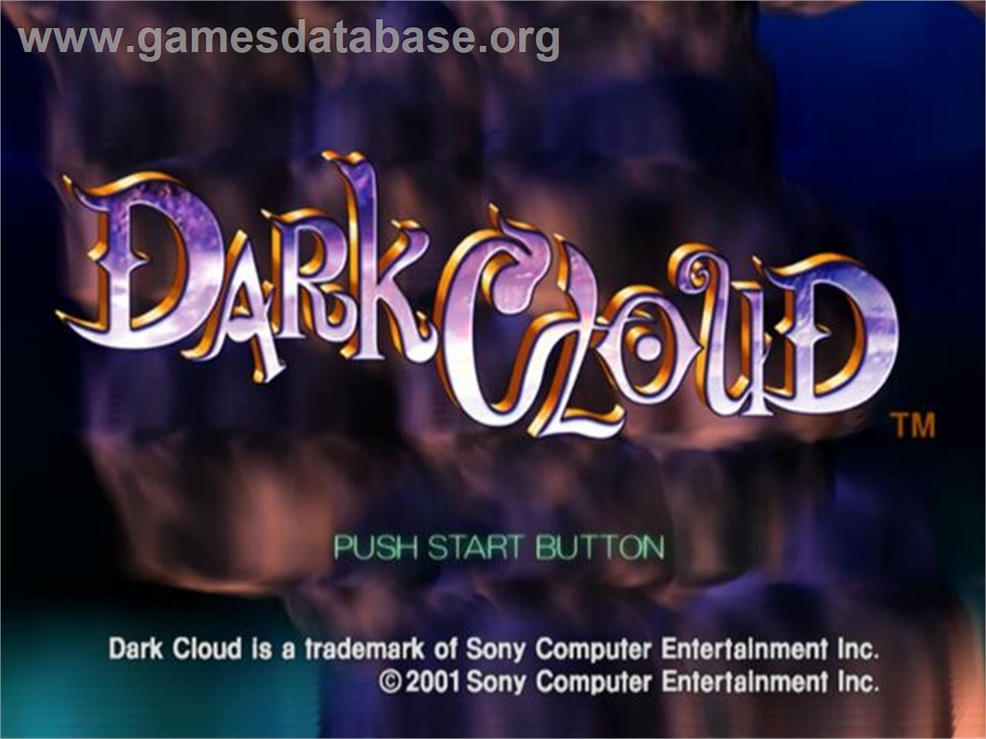 Dark Cloud - Sony Playstation 2 - Artwork - Title Screen
