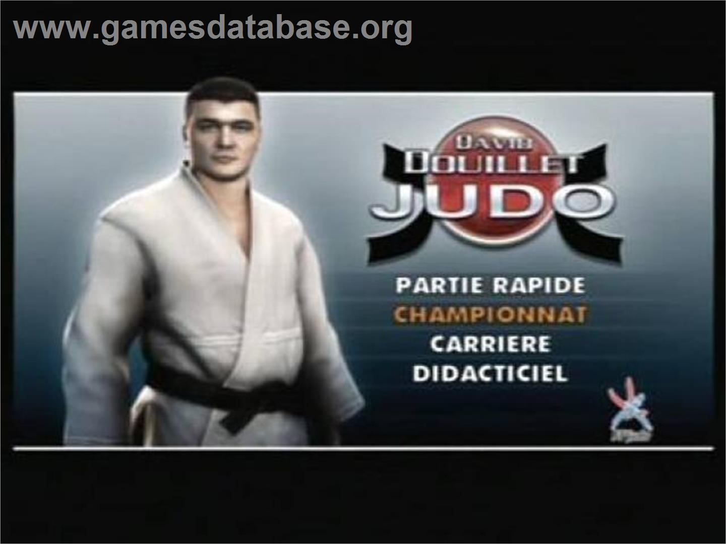 David Douillet Judo - Sony Playstation 2 - Artwork - Title Screen